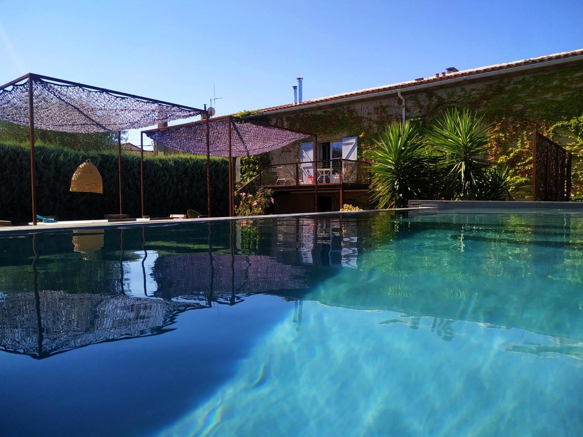 Les Grands Cypres - Chambres D'Hotes Conques-sur-Orbiel Ngoại thất bức ảnh